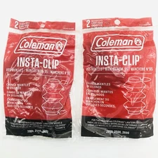 4 New Coleman Instaclip #95 Lantern Mantles 2 packs of 2 (4 Mantles Total)