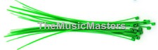 100 Green 8" inch Wire Cable Zip Ties Nylon Tie Wraps 50lb USA Made Tiger Ties