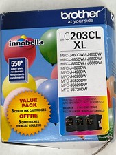 Brother LC203CL XL Ink Cartridge LC203Y YELLOW  LC203M MAGENTA Exp 04/2022