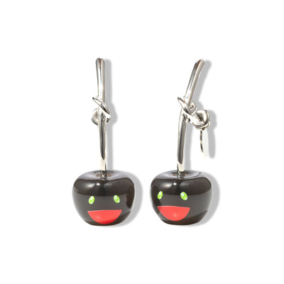 Takashi Murakami x Liquem - Boucles d Oreilles - Cerise Noir