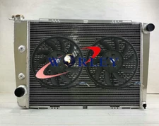 Aluminum Radiator & Cooling Fans for 1968 1969 Lincoln Continental V8 Engine AT