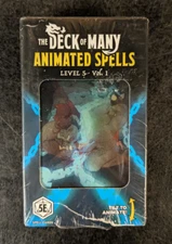 The Deck of Many: Animated Spells: Level 5 Vol 1  D&D Dungeons Dragons (Damaged)
