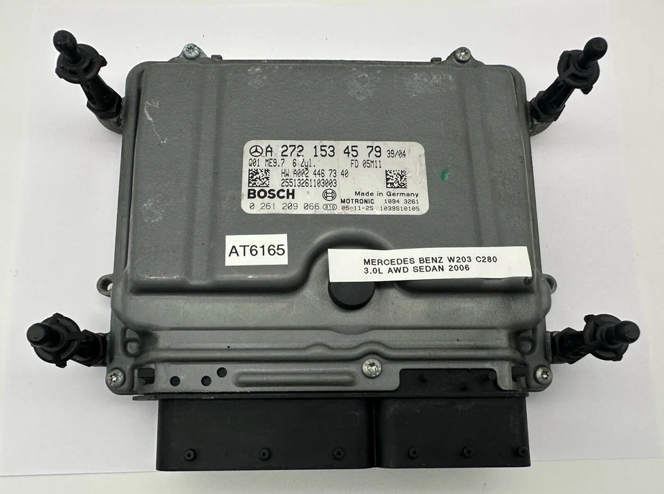 Módulo de control del motor ECU OEM 06-08 Mercedes W203 C280 C350 E350 SLK300 CLK350 Foto 4 de 4