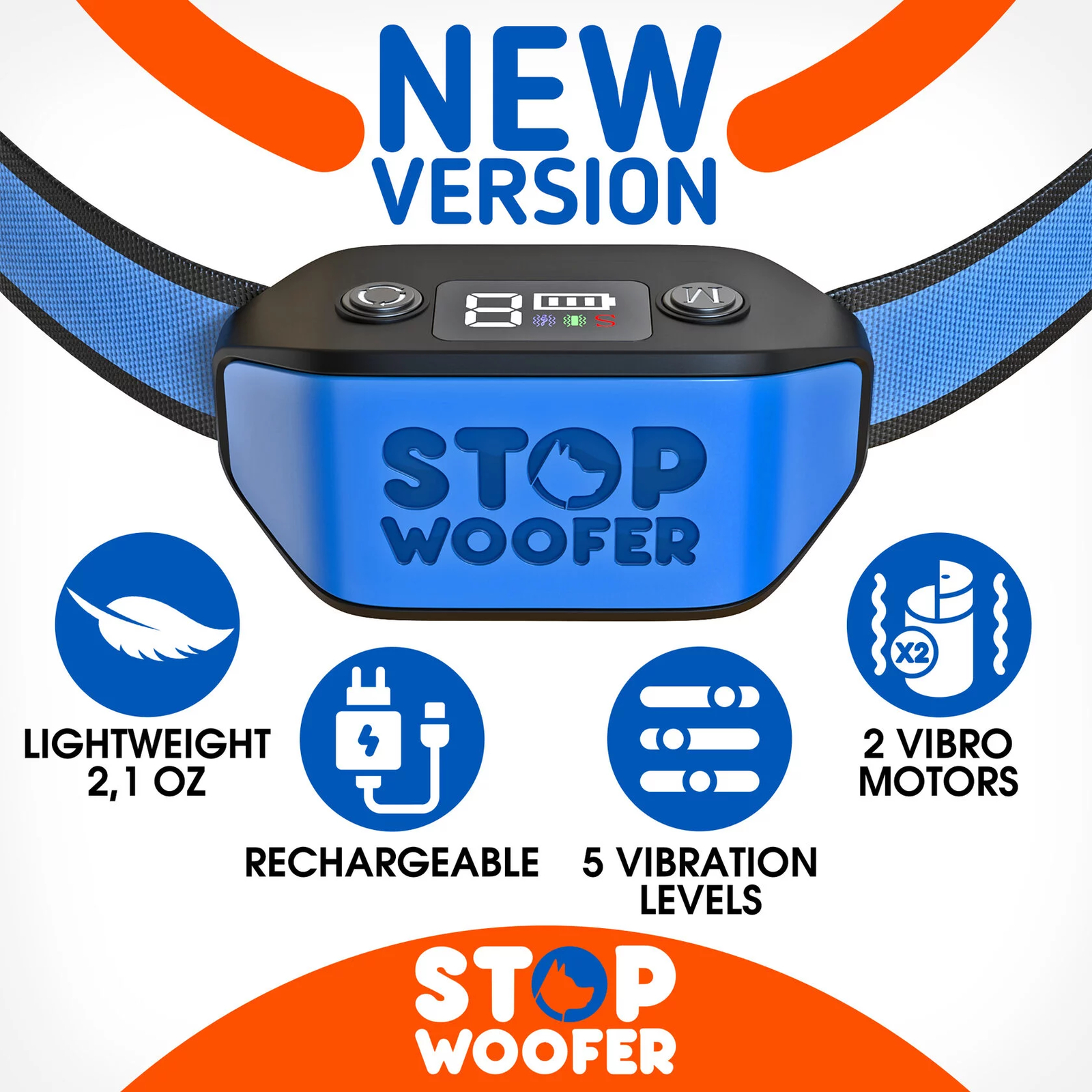 STOP WOOFER DOG BARK COLLAR eBay