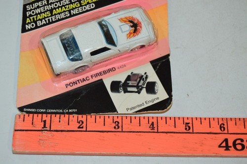 Vintage Shinsei Jet Machines Ltd Pontiac Firebird White Diecast car Japan - Picture 10 of 11