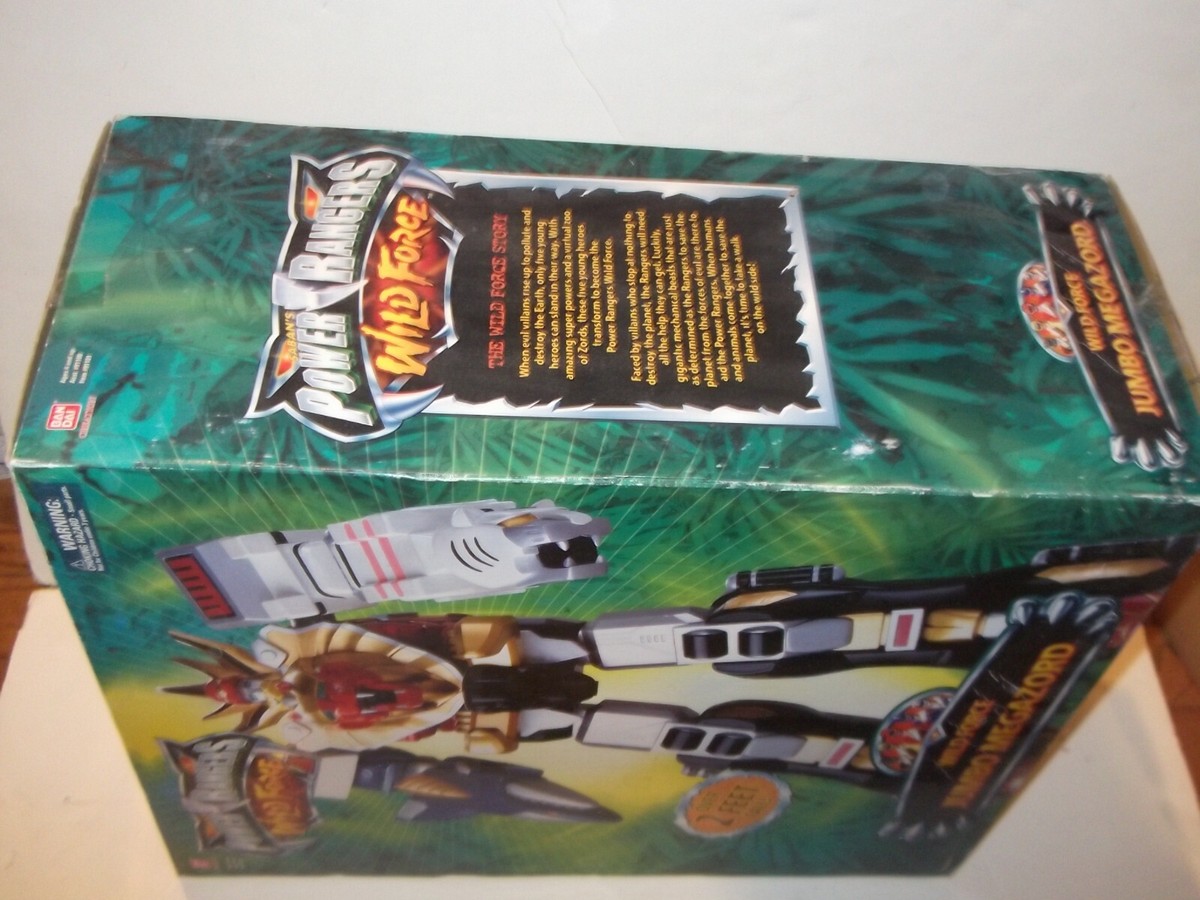 RARE ✰ Power Rangers Jumbo Figure Wild Force Megazord NEW