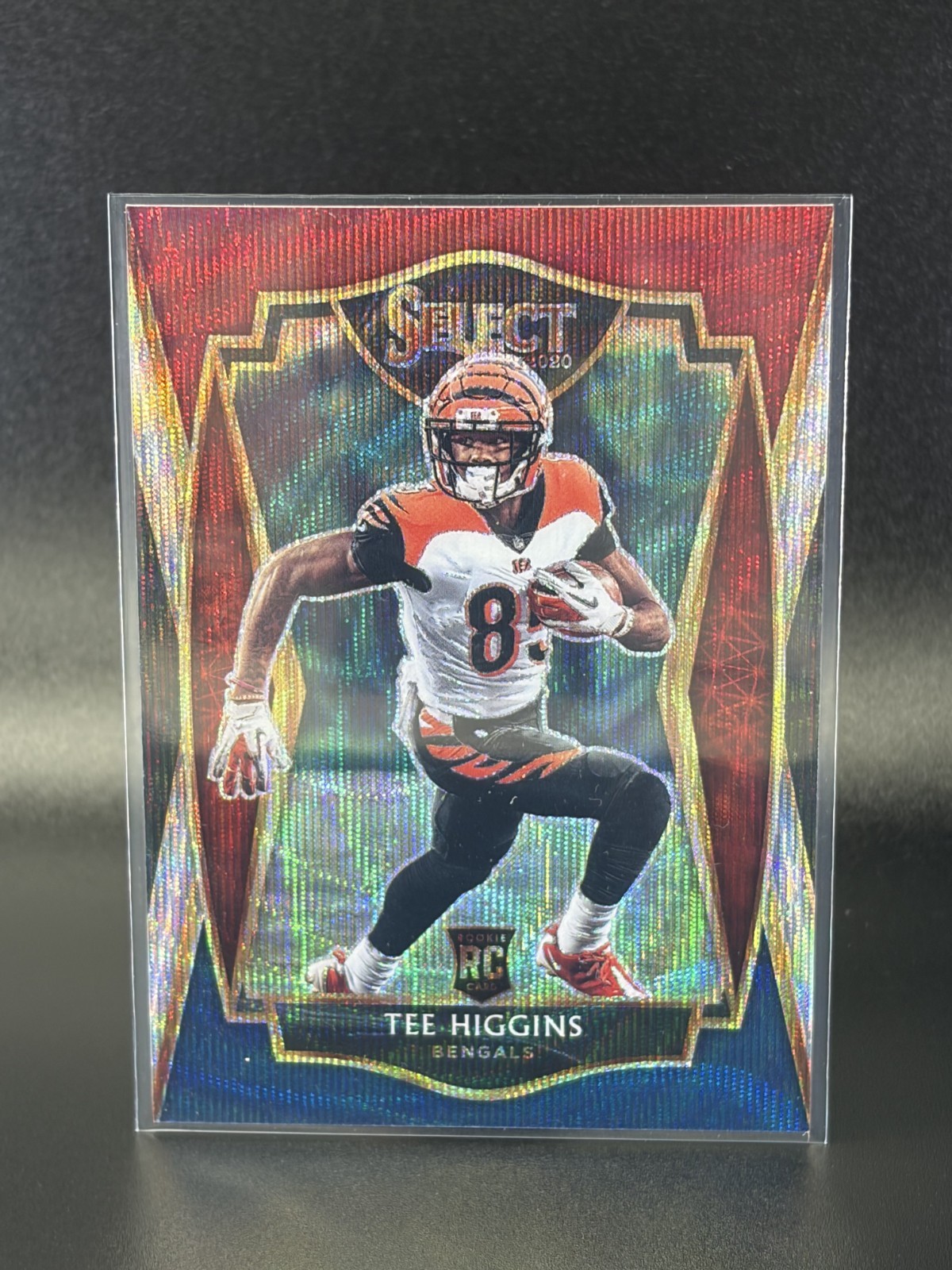 2020 Panini Select - Premier Level Tee Higgins #160 Tri-Color Prizm 090/199 (RC)