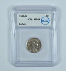 1938-D Indian Head Buffalo Nickel MS64 ICG *1685