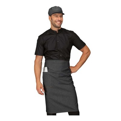 Kellnerschürze Dakar Black Jeans Schwarz 100x70 CM - Isacco - Barista Uniform