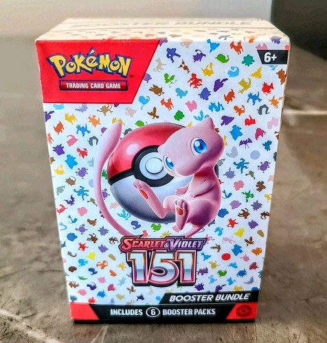 Scarlet & Violet 151 Booster Bundle (6 Packs) Factory Sealed