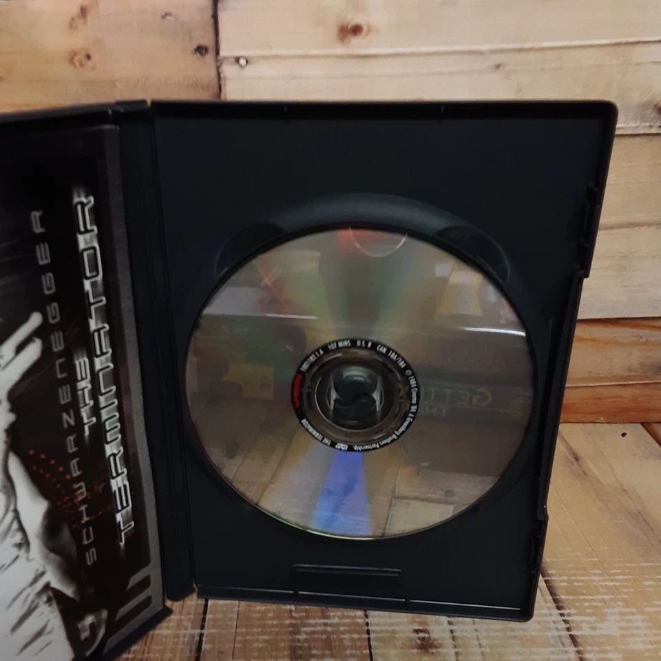 The Terminator DVD Used Arnold Schwarzenegger Sci Fi Action Classic 1984 - Image 4 of 4
