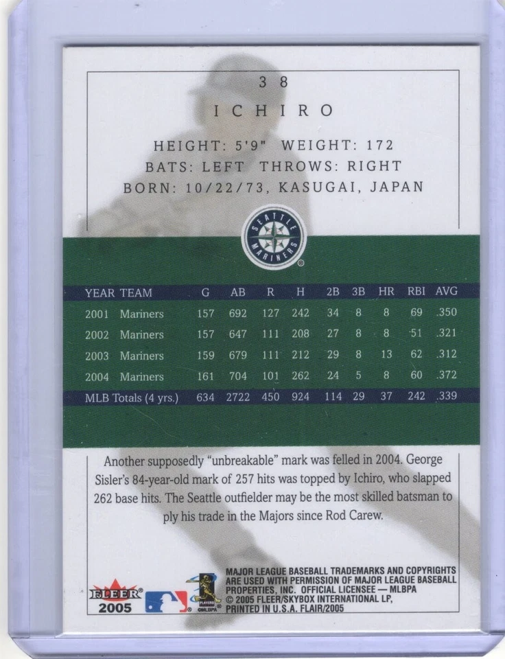 2005 Flair - Ichiro Suzuki #38 - Image 2 of 2