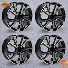 Set Of 4 For Honda Civic 2017-2021 Replacemen Wheels 18x8 Black Rims 64108a Set Of 4 For Honda Civic 2017-2021 Replacemen Wheels 18x8 Black Rims 64108a