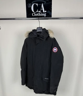 Canada Goose Chateau Black Hooded Fur Trim Down Parka Coat Men's M