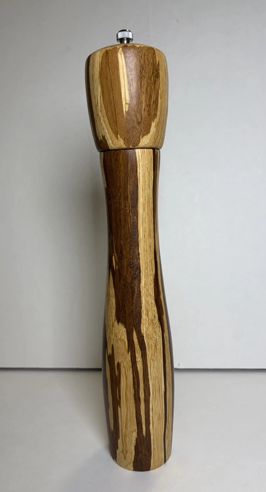 CORE Home Crushed Bamboo Pepper Mill 12” Adjustable Coarseness