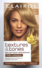 Clairol Textures and Tones Permanent Hair Color  Luminous Blonde  7G Sealed