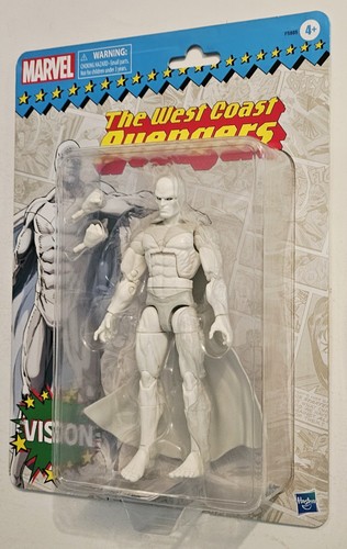 MARVEL LEGENDS RETRO CARD THE WEST COAST AVENGERS VISION 6" ACTION FIGURE - Picture 4 of 4