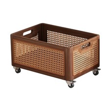 Aufbewahrungskorb mit Rollen Mobile Aufbewahrungsbox mit Rollen Tragbar
