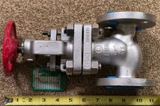 NEW Ladish 1" Class 150 CF8M Flanged Globe Valve OS&Y 7272-3052-6601-A10E NOS