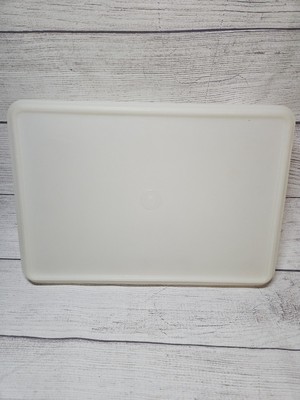 Vintage Tupperware Cold Cut Keeper Container #290 w/ Lid #291 SHEER 9x13''