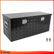 Aluminum Storage Tool Box 44"x 18"x18" W/2x Lift Air Rod for Truck Garage home