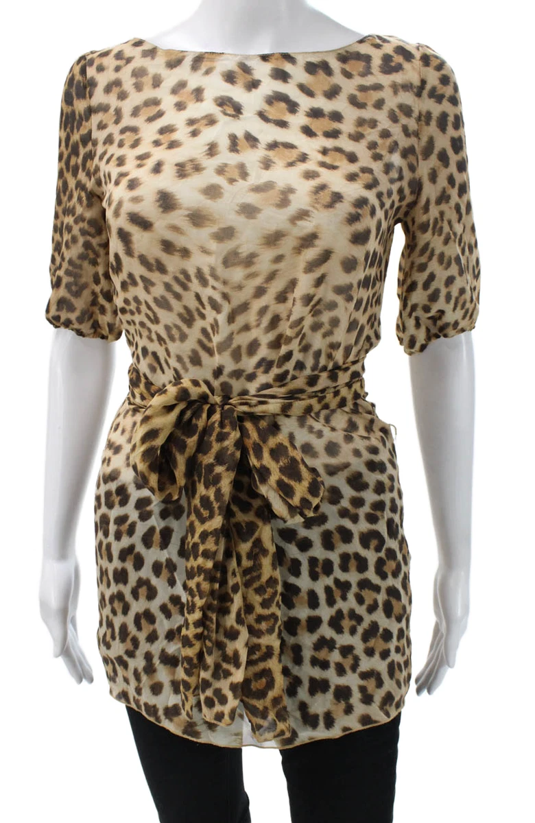 ブルマリン　Blumarine レオパード　レーストップス Blumarine Women's Animal Print Tops for Women for sale | eBay
