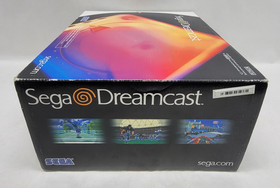Sega Dreamcast White Launch Edition w/ Box, Demo Disc & New Battery - MINTY