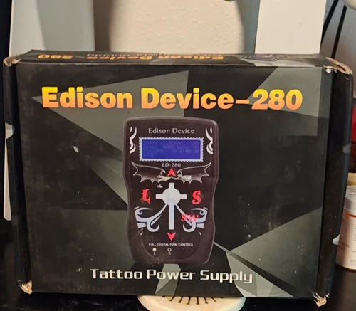 Edison Device-280 Digital Tattoo Power Supply, Black (ED-280) - product listing photo