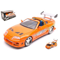 Brian's Toyota Supra Fast & Furious Orange 1:24 Jada Toys Movie -D- Neues Modell