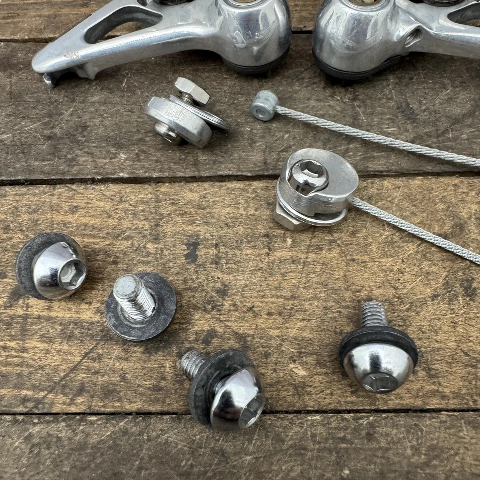 Vintage Shimano Deore XT BR-M732 Cantilever Brake Set w/ Bolts Japan 90s MTB - Image 4 of 4