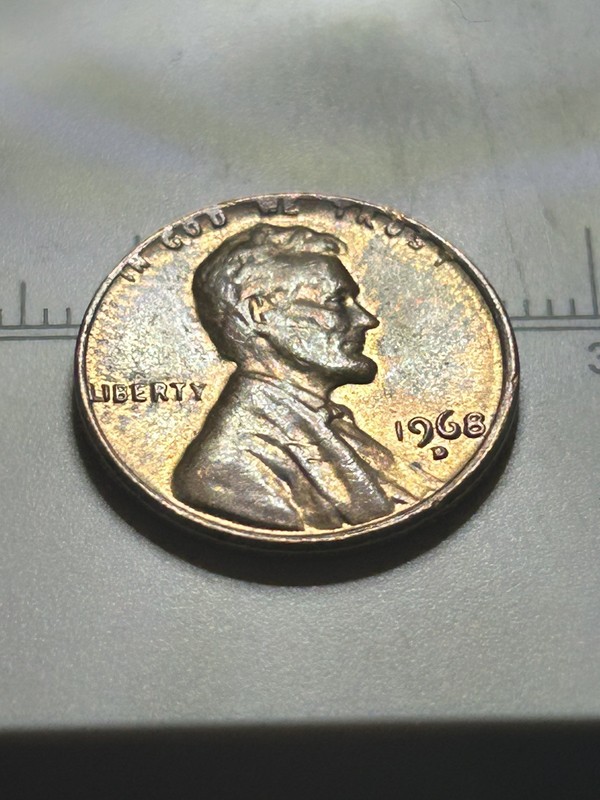 1968-D - Doubled Mint Mark - Penny. 