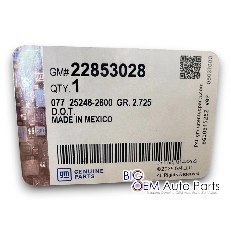 Faro/lámpara de estacionamiento derecho Chevrolet Silverado 07-13 OEM 22853028 Foto 3 de 4