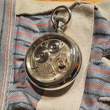 Antique 18s Waltham Diamond Cap 21j Railroad Pocket Watch Vanguard video watchit