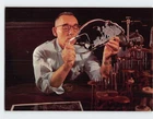 Postcard An Engraver Steuben Glass Factory Corning Glass Center Corning NY USA