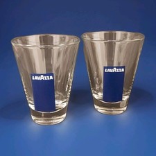 Set 2 Bicchieri Caffè Lavazza 0,1L Bicchiere Acqua Tumbler Forma V Italia Espresso