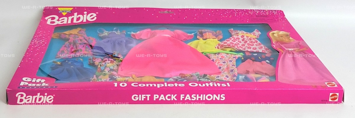 Barbie Gift Pack Fashions Set of 10 Complete Fashions Set No68210