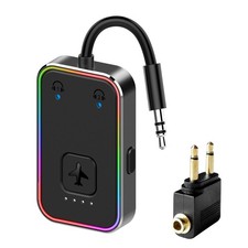 2026 Ultra Airplane Bluetooth 5.4 Transmitter for All Headphones, aptX LL, Su...