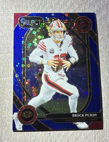 2024 Panini Select - Club Level Brock Purdy #226 Blue Disco Prizm # /25 49ers