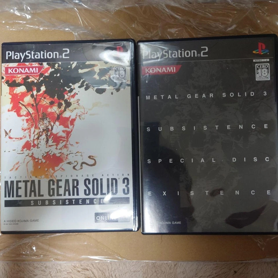 Metal Gear Solid 3 PS2 Subsistence Limited Edition PlayStation 2 Japanese - Image 3 of 4