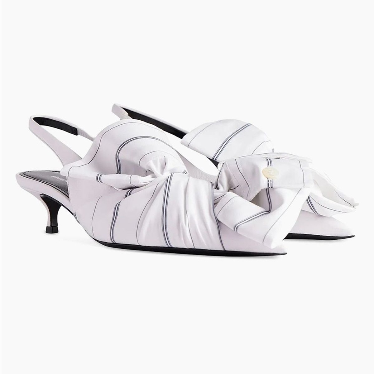 Balenciaga Knife Chemise Shirt Cuff Twisted 40MM Slingback  display picture 1