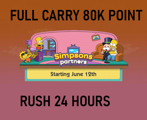SIMPSONS PARTNERS MONO_POLY_GO EVENT - 80K POINTS - Rush 24Hours