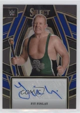 2024 Panini Select WWE Signature Selections Blue Prizm /49 Fit Finlay Auto