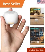 White Noise Sound Machine, Night Light, Mini and Portable, 15 Non-looping Sou...