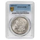1893CC Morgan Silver Dollar $1 PCGS AU 50