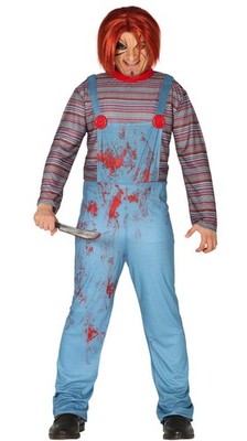 Door Geesten Bezeten Chucky Man Kostuum