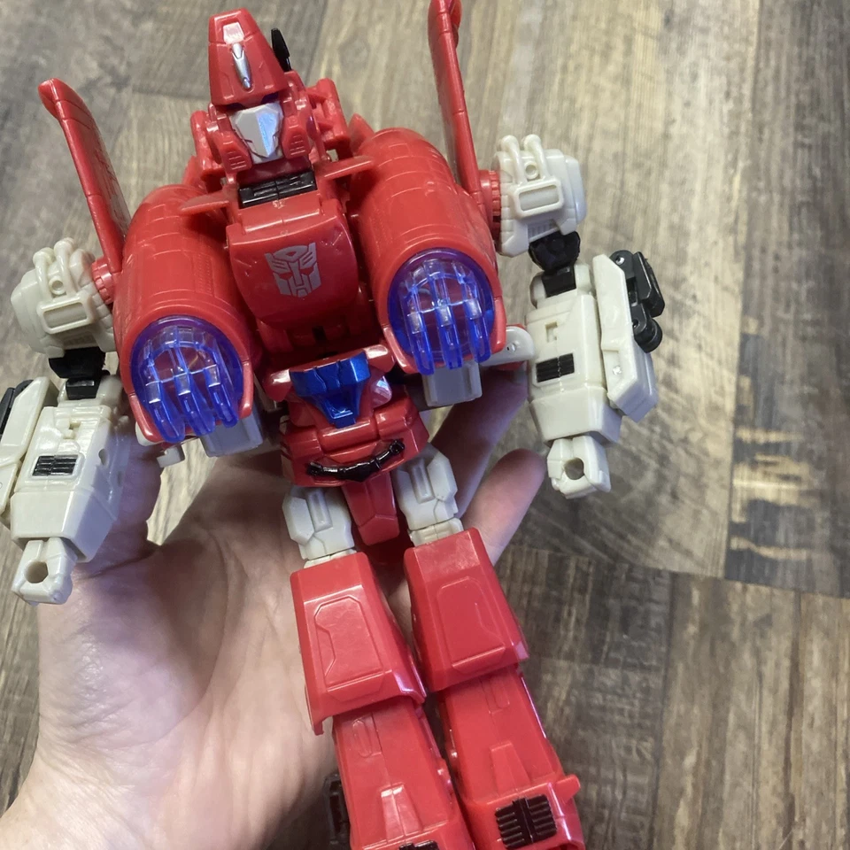 Transformers Universe Powerglide 25th Anniversary 2009 Ultra Class Hasbro Red - Image 4 of 4