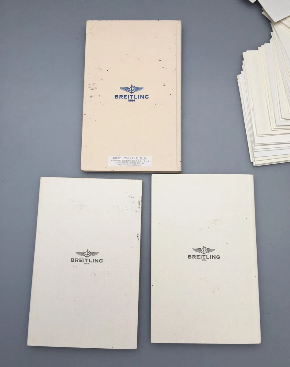 Breitling Club Japan Instrucciones Documentos Libro Manual Book Book Book Booklet