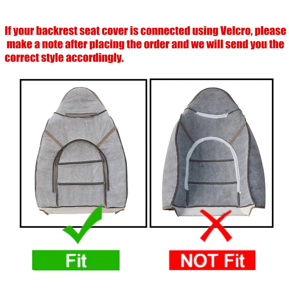 Funda de asiento delantera de cuero y cojín del conductor bronceado de espuma para Ford F250 F350 1999 2000 Foto 3 de 4