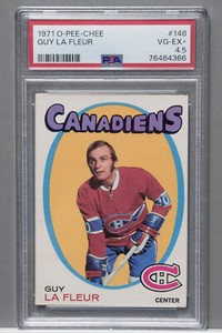 1971 O-Pee-Chee #148 Guy La Fleur PSA 4.5 VG-EX+ Rookie RC HOF