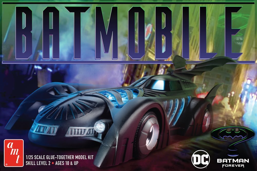 1995 Batmobile, Batman Forever - AMT AMT1240/12 - 1/25 scale